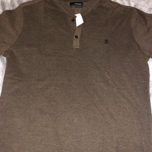 The Kooples Men’s Long Sleeve Brown T Shirt  XL